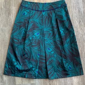 east5th midi peacock feather skirt